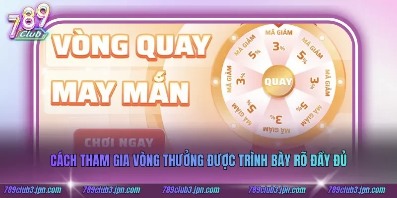 Cách tham gia vòng thưởng được trình bày rõ đầy đủ