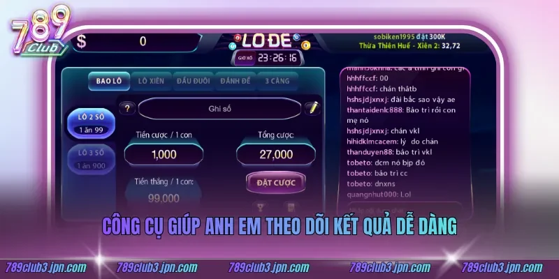Công cụ giúp anh em theo dõi kết quả dễ dàng